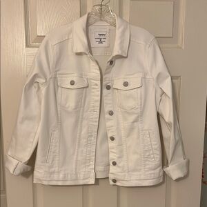 Sonoma Women's Crisp White Jean Jacket
